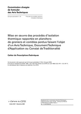 cstb 3647 novembre 2008 Book