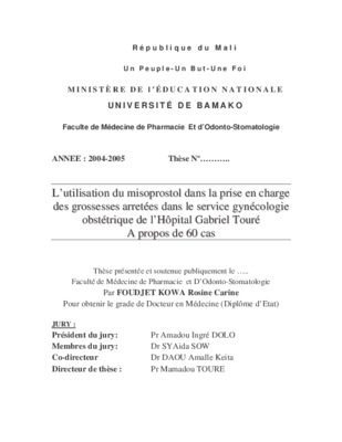 le misoprostol dans le traitement de l_hemorragie de la delivrance Book