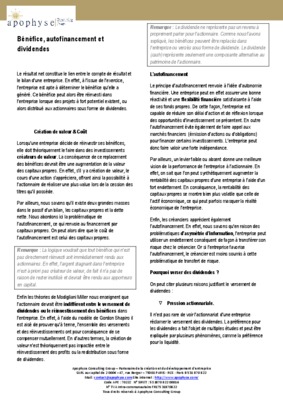 cas autofinancement Book