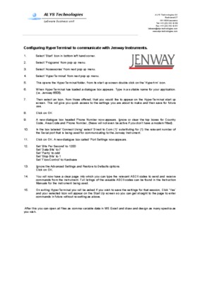 conductimetre jenway 470 Book