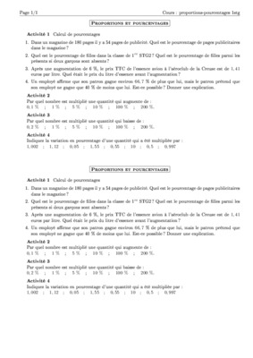proportions en 1stg Book