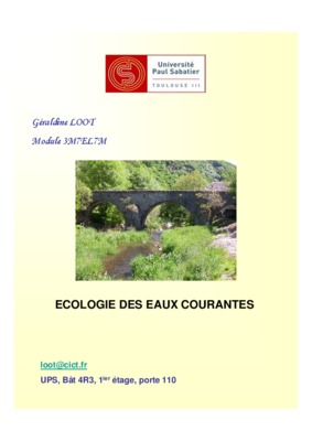 les eaux courantes geographie et environnement Book