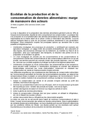 ecobilan Book