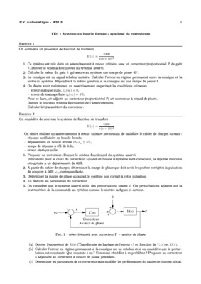 exercice corrige de correcteur a avance de phase Book