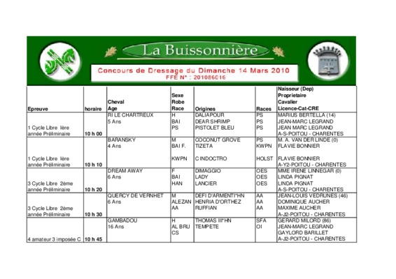 race cheval Book