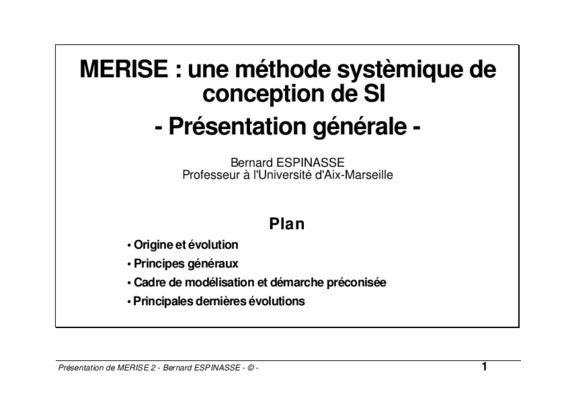 td conception merise 2 corriction Book