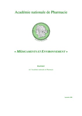 residus des substances medicamenteuses eau residuaire Book