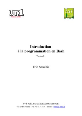 programmation bash linux Book
