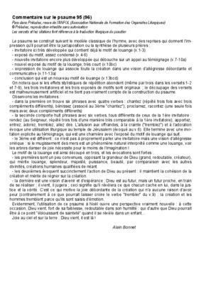 commentaire sur le psaume 34 Book