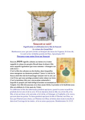 souccot Book