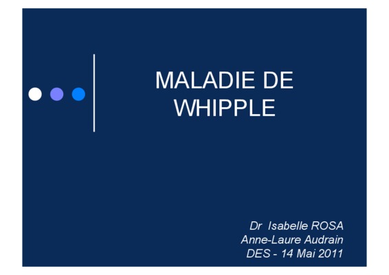 whipple Book