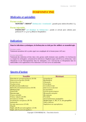 disques fosfomycine Book