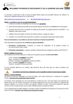 cahier de charge garderie scolaire Book