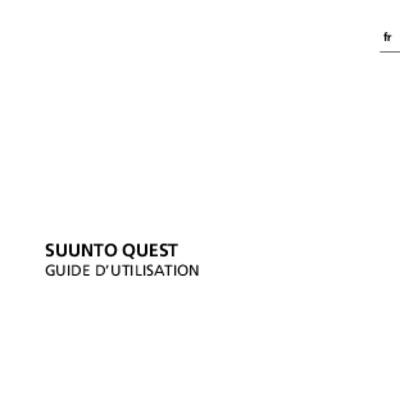 suunto quest Book