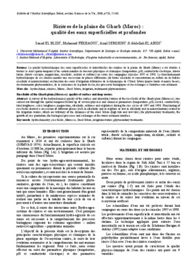 plain de gharb maroc Book