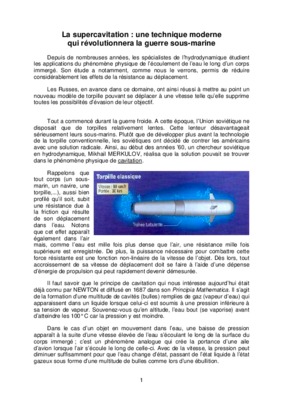 supercavitation Book