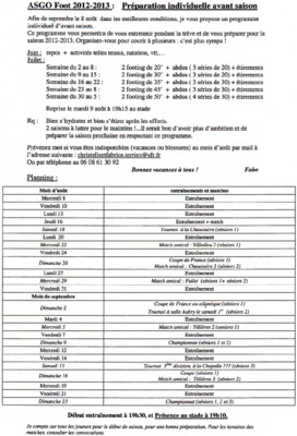 preparation avant un match de foot Book