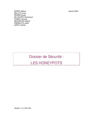 honeypots Book