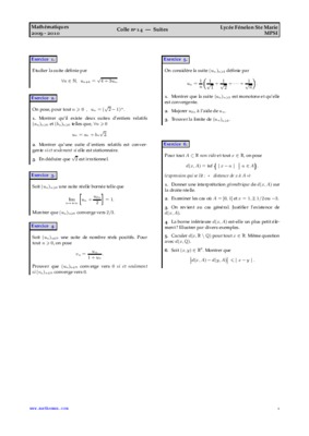 mathematiques lycee suites Book