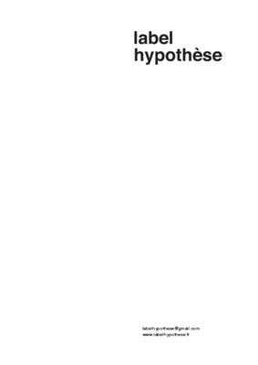dossier label periculture Book