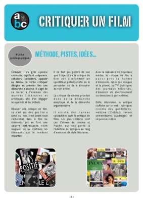 critiquer Book