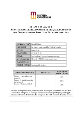 trategie et contra_le de gestion Book