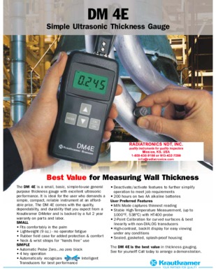 ultrasonic thickness gauge Book