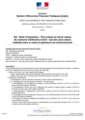 remembrement en covadis Book
