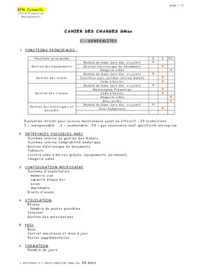 cahier des charges gmao Book