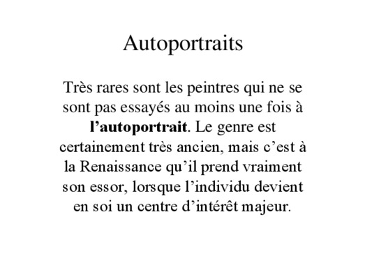autoportraits Book