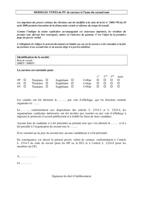 pv de carence Book