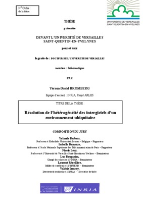 resolution environnement Book