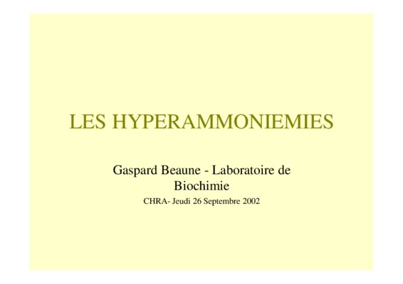 hyperammoniemies Book