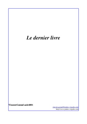 points virgules Book