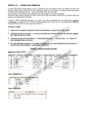 texte exercice communication commerciale Book