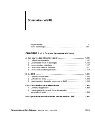 tarifs deplacements ouvriers bt Book