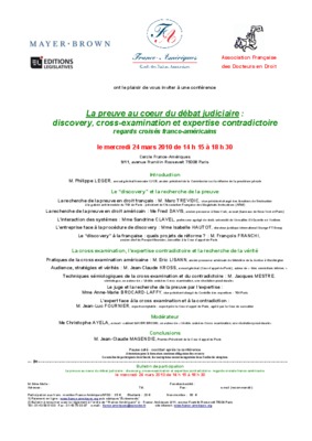 preuve judiciaire Book