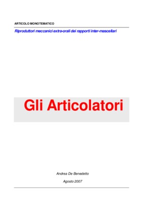 benvenuti Book