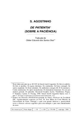 agostinho patristica Book