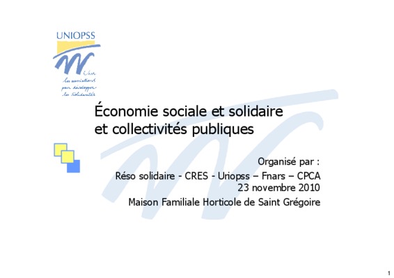 marche des collectivites Book