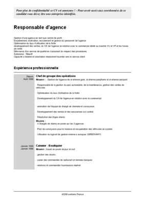 responsable agence Book