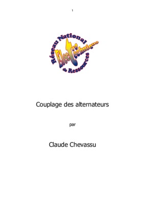 couplage des alternateurs sur reseau a charges Book