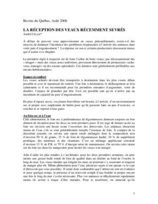 veaux de races laitiaires Book