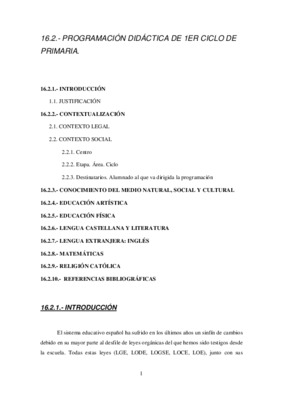 programacion de 1er ciclo Book