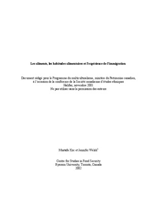 les habitudes alimentaires Book
