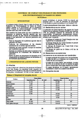 impacts des pesticides et engrais sur la sante et l_environnement Book