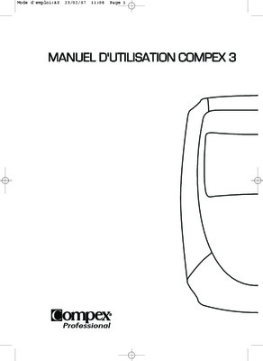 compex manuel utilisateur mi fitness Book