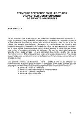 termes de reference etudes architecturale Book