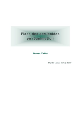 pharmacologie des corticoides Book