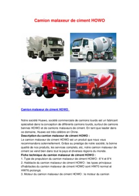 sinotruk howo Book